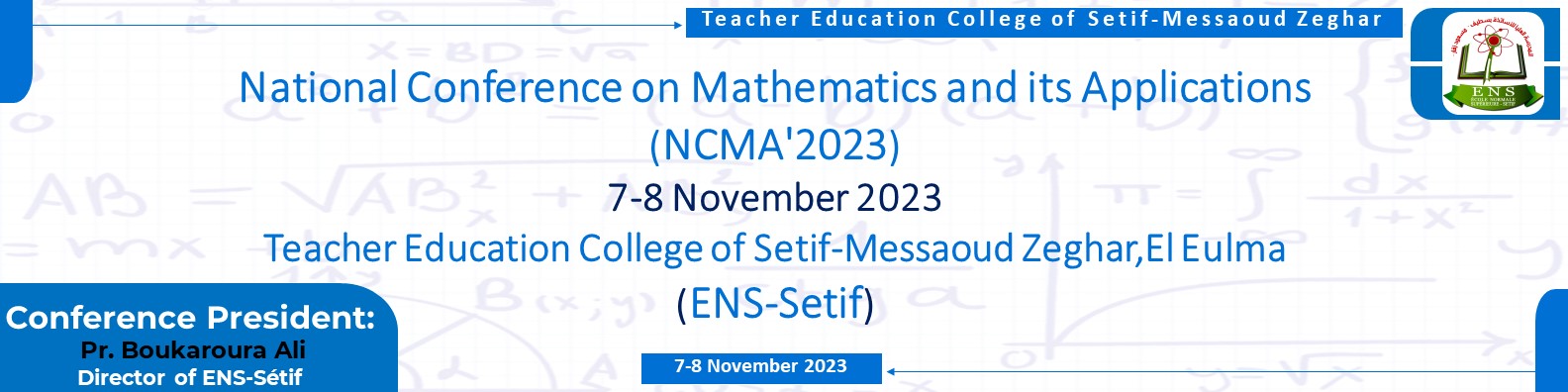 National Conference on Mathematics and its Applications